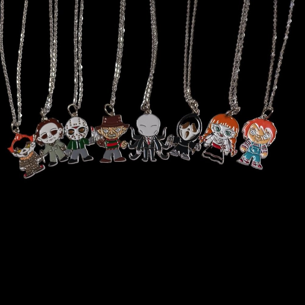 Pick Your Favorite " Legends of Horror" Mass Murderer Necklace